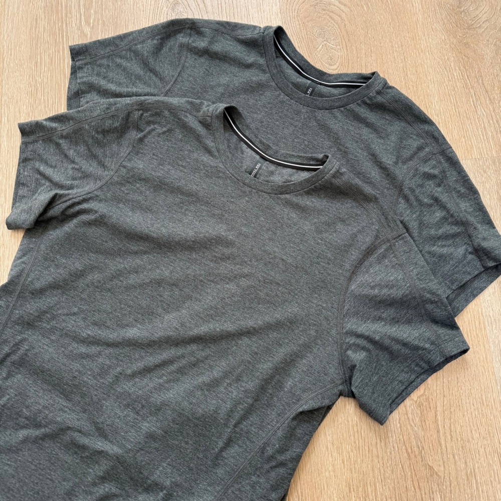 Ten Thousand Durable Shirt Men Medium Gray‎ Training Tee Performance Bundle